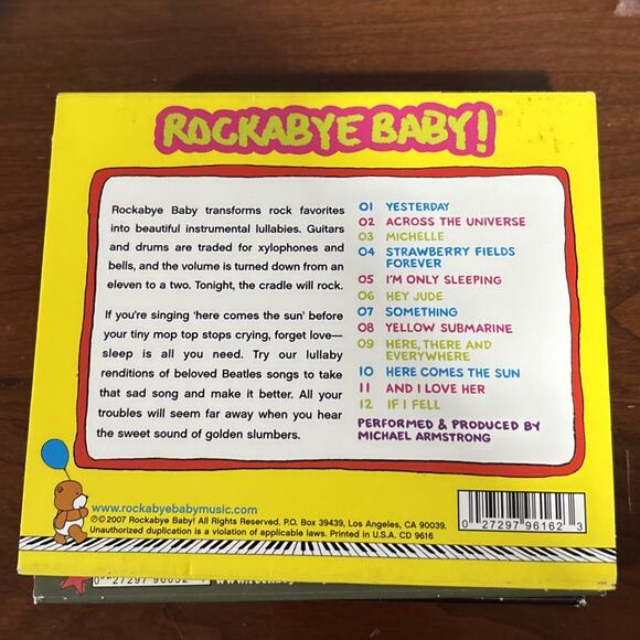 Rockabye Baby CD lot Rock Music Coldplay Tool NIN Radiohead Nirvana Beatles - Picture 6 of 9